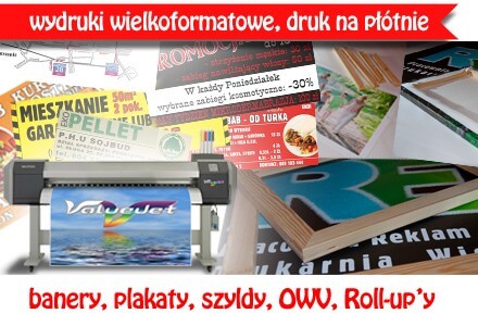 Druk wielkoformatowy, naklejki wielkoformatowe, drukarnia wielkoformatowa Warszawa.